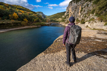 Ardeche im November Frankreich