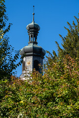 Little church with small tower of a cloister