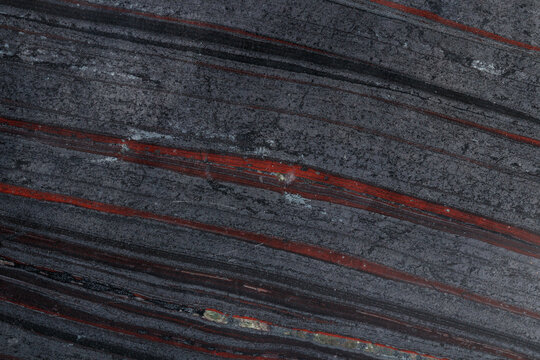 Macro stone Jespilit on a black background