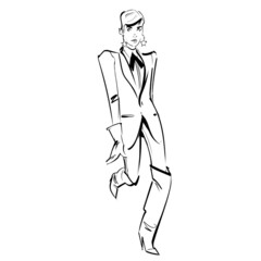 Androgynous, queer and non binary fashion, everything in between masculine and femine. 