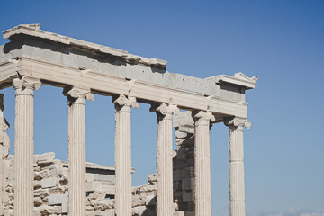 Ancient temple Acropolis in Greece