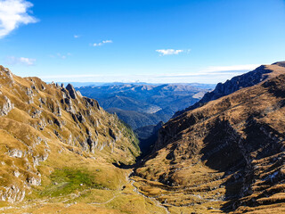 landscape with sky, Bucegi Mountains, Romania 