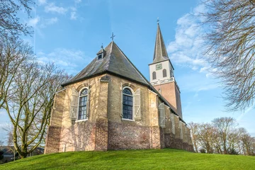 Fototapeten  Kerk op de Hoogte in Wolvega, Friesland province, The Netherlands © Holland-PhotostockNL