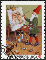 SWEDEN - 2001: devoted Christmas, Cardiopulmonary Fund, 2001