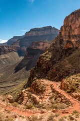 Scenic view on the Grand Canyon from South Kaibab Trail, Arizona