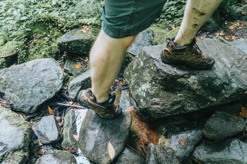Obraz premium hiking boots