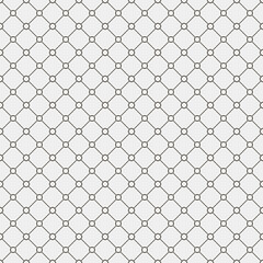simple vector pixel art black and white seamless pattern of minimalistic abstract rhombus grid tile on white background