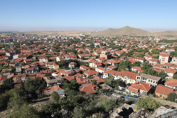 Fototapeta na wymiar General View of Sivrihisar Town in Eskişehir, Turkey