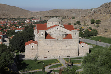 Fototapeta na wymiar Holy Trinity Church in Sivrihisar Town, Eskişehir, Turkey