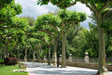 Uferpromenade in Burgos