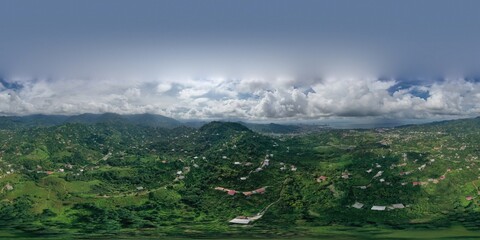 Fototapeta na wymiar Mount Sameba, Adjara, Georgia, panorama 360