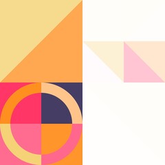 Obraz premium Modern mosaic geometric colorful artistic background wallpaper design pattern