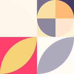 Modern mosaic geometric colorful artistic background wallpaper design pattern