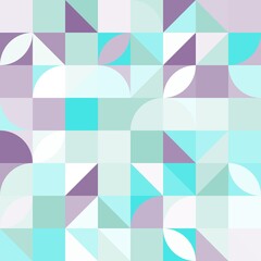 Modern mosaic geometric colorful artistic background wallpaper design pattern
