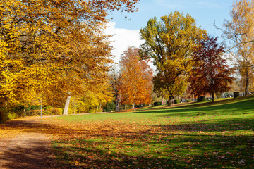 Wiesbaden, die Kuranlagen. 08.11.2021.