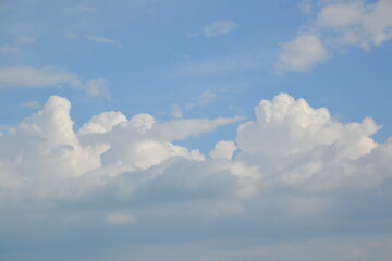 blue sky with clouds