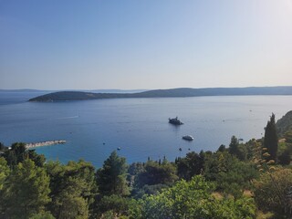 Vue panoramique sur la mer Adriatique - Croatie