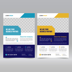Corporate Poster, Flyer Design Template	