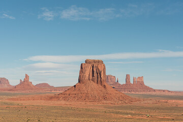 Fototapeta na wymiar Panoramic landscape of Monument Valley from Artists Point