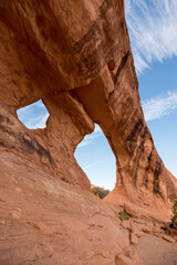 Great view on the Partition Arch in the Arches National Park