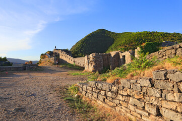 Medieval fortress Mugren in Budva, Montenegro