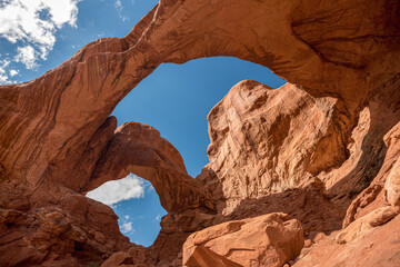 Magnificent Double Arch in Arches National Park