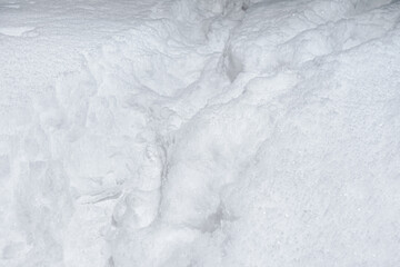 winter abstract snow background close up