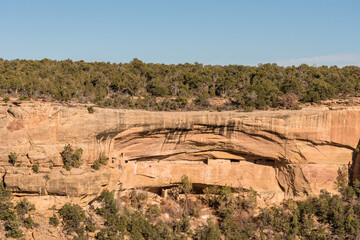Obraz premium Historich Pueblo dwelling in Mesa Verda National Park