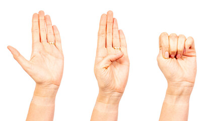 Handzeichen für Hilfe bei häuslicher Gewalt