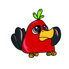 Vector children's design for postcard banners.Cute funny animals