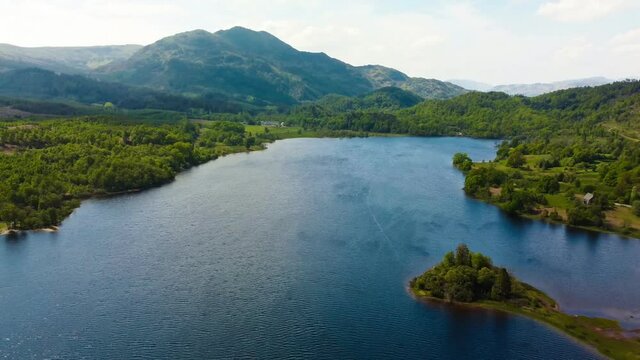 Ben A'an hill and the Loch Katrine, the Trossachs, Scotland