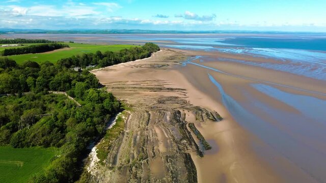 Powillimount beach coastline, Dumfries and Galloway, South West Scotland