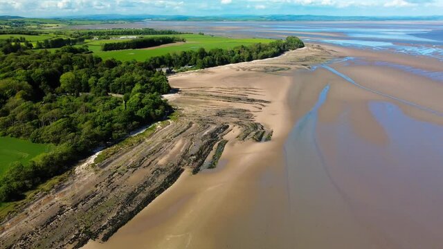 Powillimount beach coastline, Dumfries and Galloway, South West Scotland