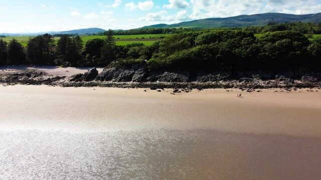 Powillimount beach coastline, Dumfries and Galloway, South West Scotland