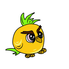 Vector children's design for postcard banners.Cute funny funny monsters for Halloween.