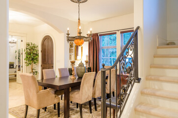 House interior of modern stairs