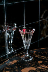 glass of champagne
