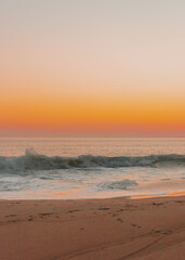 Obraz premium sunset at the beach