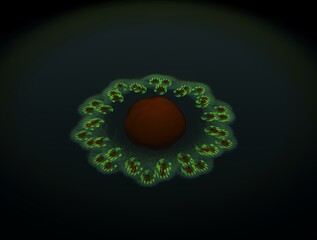 Imaginatory fractal abstract background Image