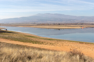 Amazing view of Drenov Dol reservoir, Bulgaria