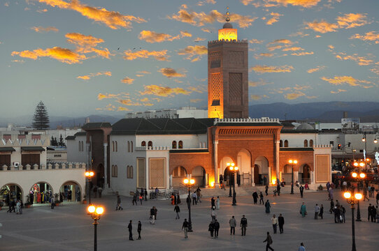 Place Bab Sidi Abelouahhab in Oujda east of Morocco