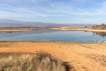 Amazing view of Drenov Dol reservoir, Bulgaria