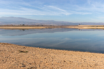 Amazing view of Drenov Dol reservoir, Bulgaria