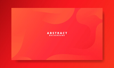 Abstract Red waves geometric background. Modern background design. gradient color. Fluid shapes composition. Fit for presentation design. website, banners, wallpapers, brochure, posters