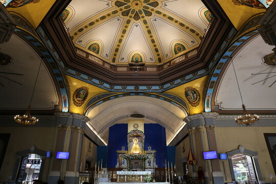Die Rosenkranz Basilika in Manaoag, Provinz Pangasinan, Philippinen