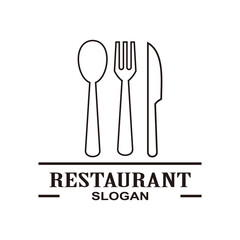 restaurant icon logo illustration symbol