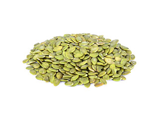 pumpkin seeds isolated on white background