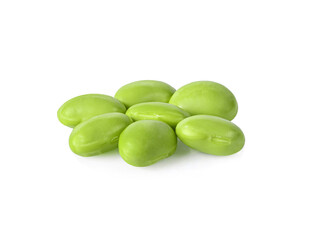 Edamame isolated on white background