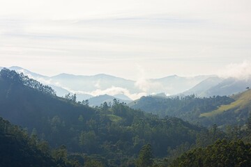 Naklejka premium Mountains Landscape