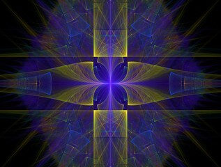 Imaginatory fractal abstract background Image